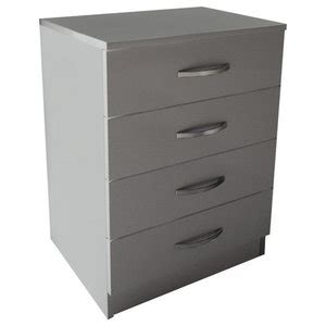 GDF Studio Jacinda Mirrored Accent 3-Drawer Nightstand - Contemporary - Nightstands And Bedside ...