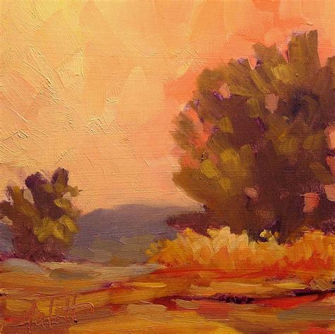 Painting Daily Heidi Malott Original Art: "Autumn Fields" Fall ...