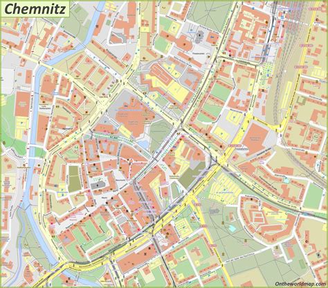 Chemnitz Map | Germany | Maps of Chemnitz