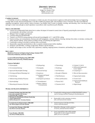 RESUME | PDF