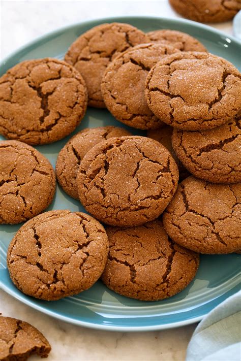 Molasses Cookies - Cooking Classy