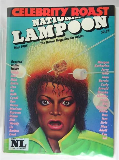 NATIONAL LAMPOON MICHAEL Jackson Cover 1985 Magazine CELEBRITY ROAST No label $14.99 - PicClick