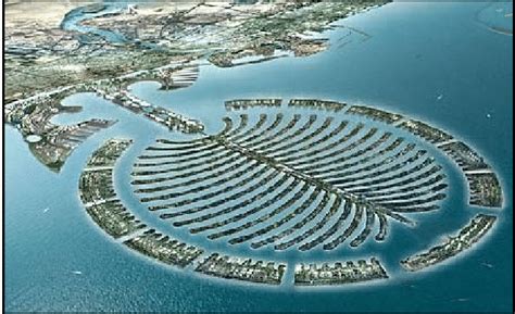 Proposed Palm Deira Island project in Dubai, home to the Second World ...