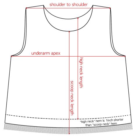 TOPS SIZE CHART – Color of Heat