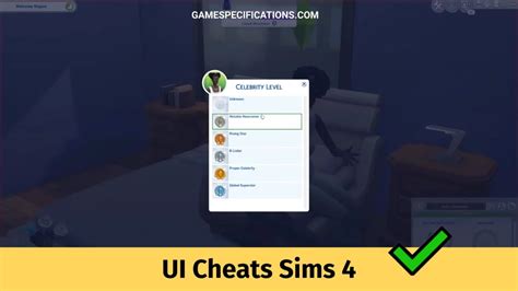 List Of All UI Cheats Sims 4 & Extension - Game Specifications