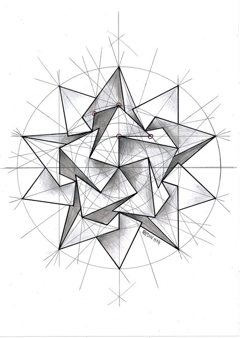 #polyhedra #solid #geometry #symmetry #pattern #handmade #mathart # ...