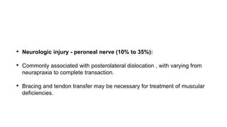 Knee dislocation | PPT