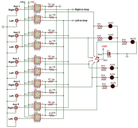 Auxiliary selector Rotary Switch, Analog Switches DG418