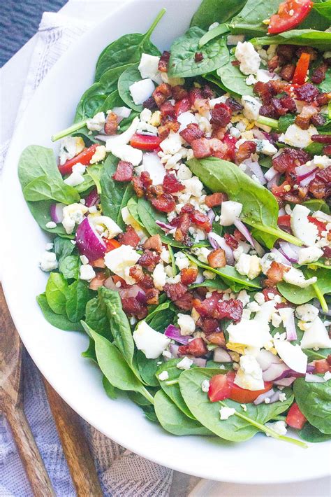 Bacon Spinach Salad - Kathryn's Kitchen