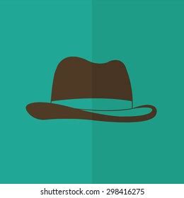 Investigator Hat Icon Flat Illustration Investigator Stock Vector (Royalty Free) 1906723189