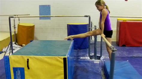 Gymnastics: Introductory Uneven Bar Drills- Preteam, Level 2, Level 3, Level 4 - YouTube