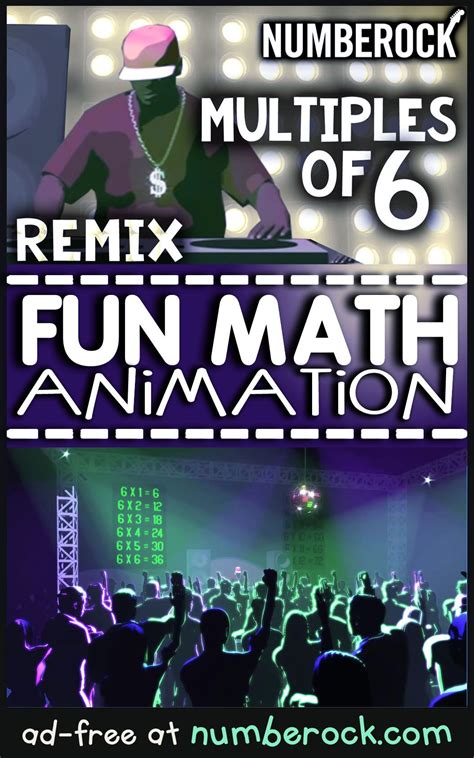 Numberock provides fun, ad-free multiplication tables videos for all ...