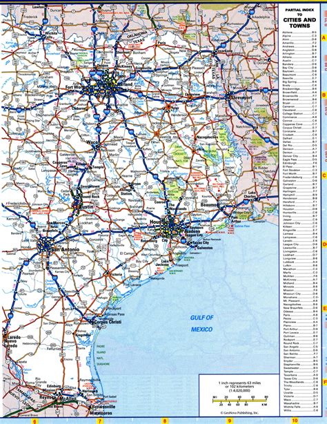 Map Of Texas Roads And Highways Free Printable Road Map Of Texas 160256 | Hot Sex Picture