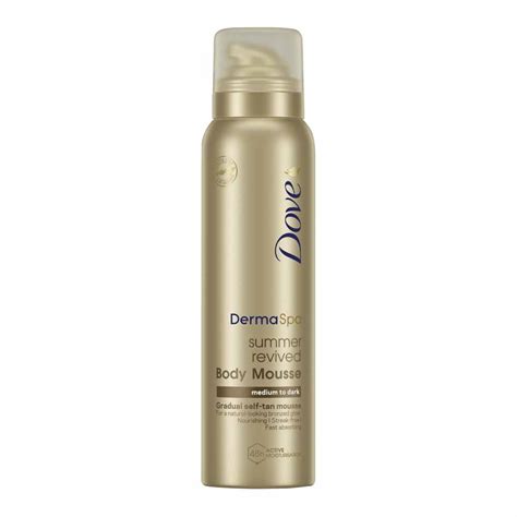 Dove Derma Gradual self-tan Body Mousse Medium/Dark 150ml | Wilko