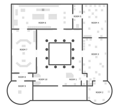 Exhibition floor plan by ConceptDraw ...