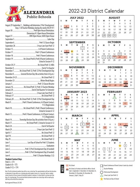 Alex School Calendar | PDF | Schools | Educational Institutions