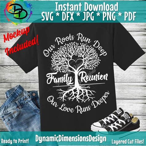 Family Reunion Svg Family Shirt Roots Run Deep Svg Reunion - Etsy | Family reunion shirts ...