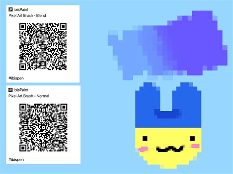 Pixel Art Brush QR Code - ibisPaint