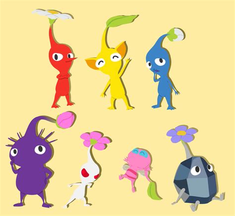 Pikmin Types by UltimateYoshi on DeviantArt