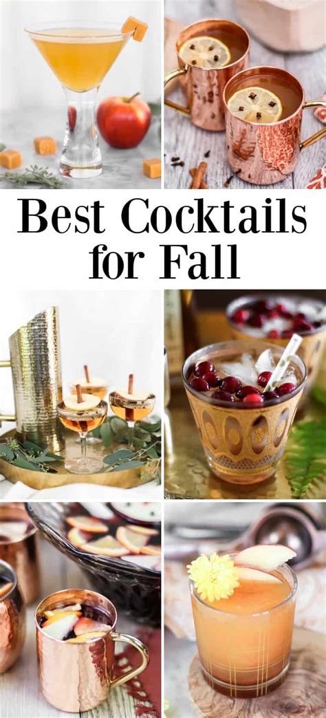 Best Autumn Cocktails for Fall Parties - Celebrations at Home