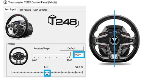 THRUSTMASTER T248 Auto Calibration and Wheel Centering Instructions