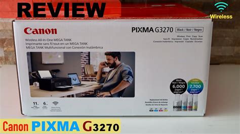 Canon Pixma G3270 MegaTank Inkjet Printer Review. - YouTube