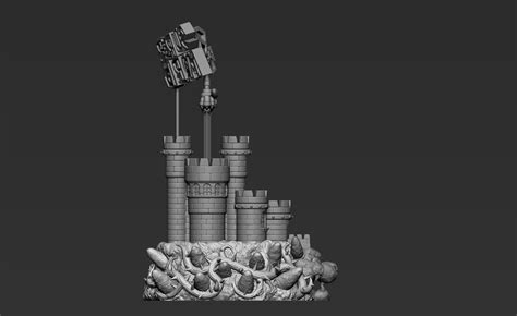 STL file Super Mario RPG "Bowser Castle". 🐢・3D print design to download ...