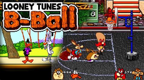 Looney Tunes B-Ball ... (SNES) 60fps Gameplay - YouTube