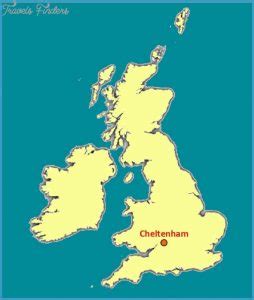 Cheltenham Map - TravelsFinders.Com