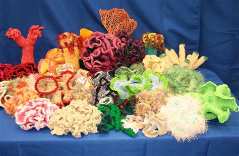 Crochet Coral | Crochet fish, Coral reef, Crochet art