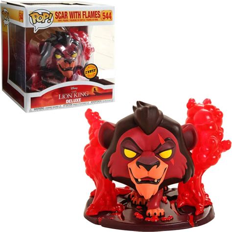 Amazon.com: POP! Funko Scar with Flames - Chase Limited Edition RED : Toys & Games