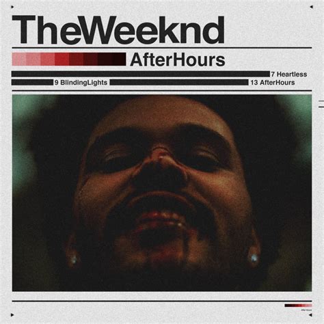 The Weeknd - After Hours : freshalbumart