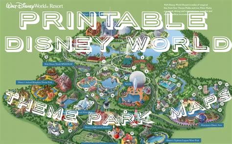 8 Best Images of Disney World Maps Printable - Walt Disney World Resort ...