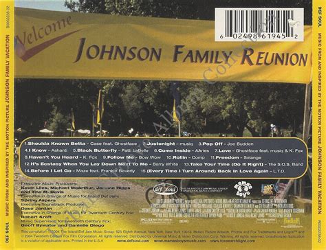 Urban Groove Album Collection: Various Artists - Johnson Family Vacation (2004) SoundTrack R&B ...