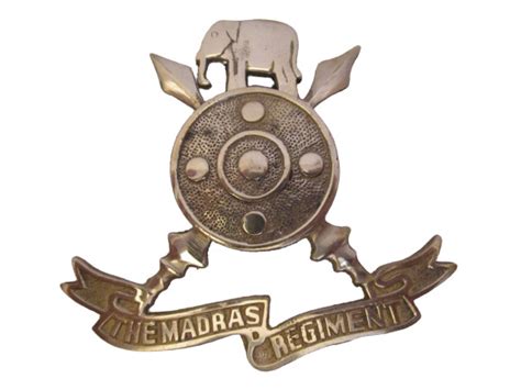 Arms (crest) of The Madras Regiment, Indian Army1.jpg