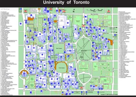 University Of Toronto St George Campus Map - United States Map