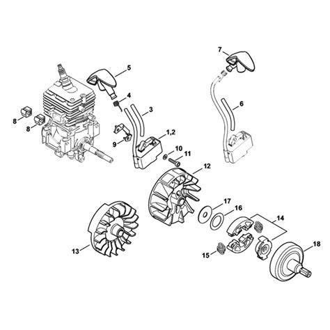 Stihl FS70 Ignition System Clutch Assembly | L&S Engineers