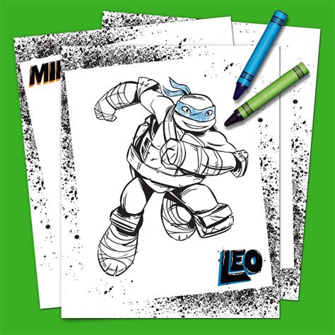 Free Ninja Turtle Coloring Pages