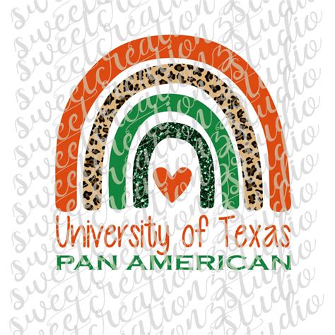 University of Texas at Pan American UTPA Leopard (Instant Download) - Etsy