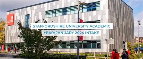 Staffordshire University academic year: January 2024 intake