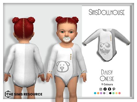 The Sims Resource - Daisy Infant Onesie