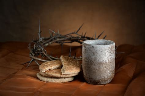 Communion Cup And Bread Stock Photo - Download Image Now - iStock