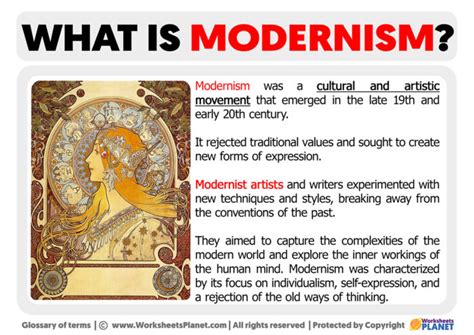 What is Modernism | Definition of Modernism