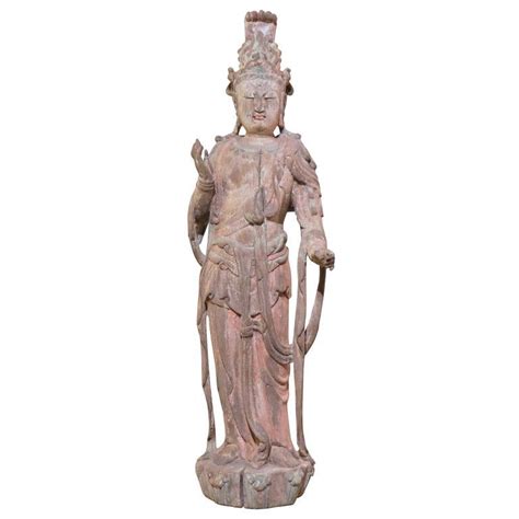 Ming Dynasty Wooden Sculpture of a Standing Guanyin, China, 1368-1644 For Sale at 1stDibs | ming ...