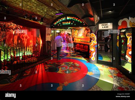 Inside the Beatles Museum in Liverpool, England Stock Photo - Alamy