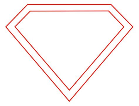 Free Empty Superman Logo, Download Free Clip Art, Free Clip Intended For Blank Superman Logo ...