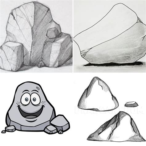 Metamorphic Rocks Drawing