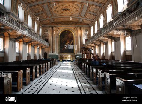 Chapel of Old Royal Naval College, Greenwich, London Stock Photo - Alamy