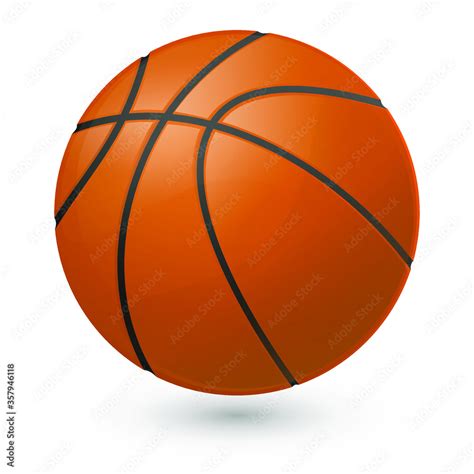 Basketball Sport Ball Emoji Icon Object Symbol Gradient Vector Art ...