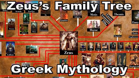 Zeus Family Tree Greek Mythology - vrogue.co